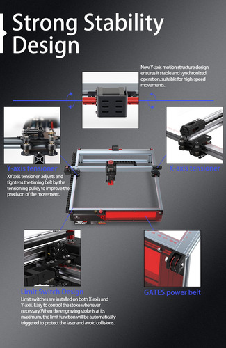 Twotrees Ts2 10w Máquina De Grabado Láser Y Accesorios