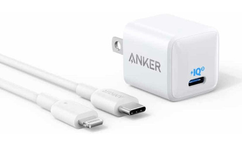 Anker Cargador Usb C 20 W Iq 3.0 iPhone XS 11 12 13 14 Mfi