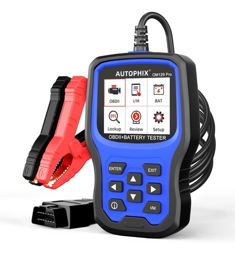 Escáner Automotriz Y Probador De Batería Autophix Om129 Pro