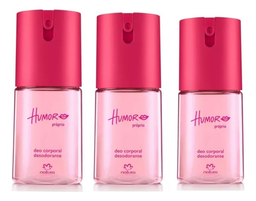 Set X3 Humor Propio Spray Corporal Femenino Natura