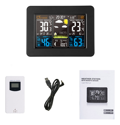. Temperatura Sem Fio Interna/externa Da Estação