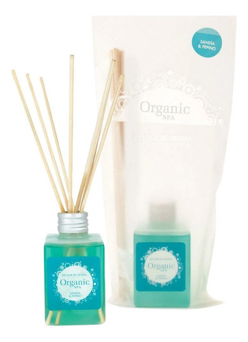 Difusor De Aroma Mikado 120 Ml Aromatizante Organic Spa