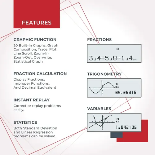 Calculadora Gráfica Catiga Cs121 Con Sistema Programable En