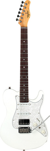 Guitarra elétrica Tagima Brasil T-930 de  cedro white com diapasão de madeira de marfim