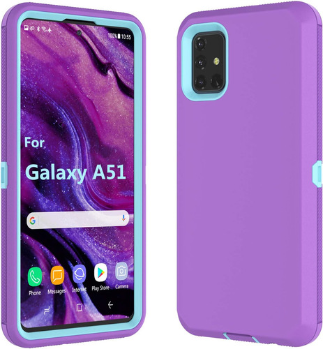 Funda Samsung Galaxy A51 Thybx Purple/mint