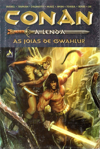 Conan A Lenda Nº 03 - As Joias De Gwahlur - Em Português - Editora Mythos - Formato 19 X 28 - Capa Dura - Bonellihq 3 Cx490 Nov23