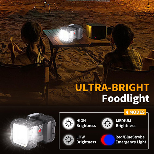 Linterna De Reflector Led Recargable Súper Potente