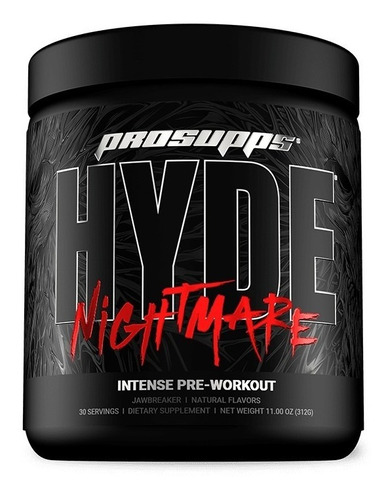 Suplemento en polvo ProSupps  Intense pre workout HYDE NIGHTMARE pre entrenamiento