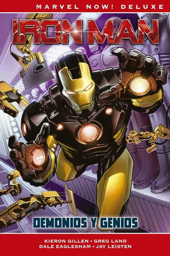 Marvel Now Deluxe Iron Man 1 Demonios Y Genios - Greg Land