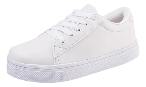Sapatenis branco mercado best sale livre