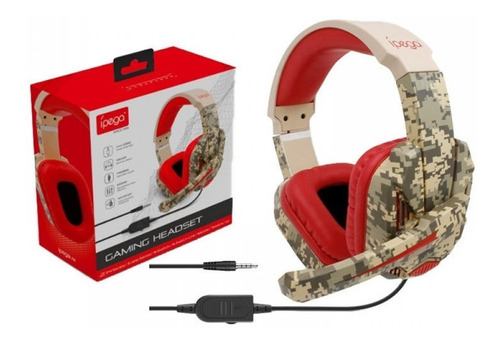 Diadema Gamer Audifonos Ps4 Y Xbox One Ipega R005 Camuflado