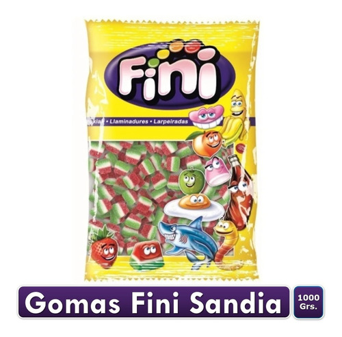 Gomas Paq X Kilo Mini Tajadas Sandía Fin - Kg a $49