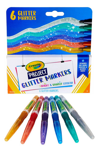 Crayola Marcadores De Purpurina, Colores Surtidos, Suminist.