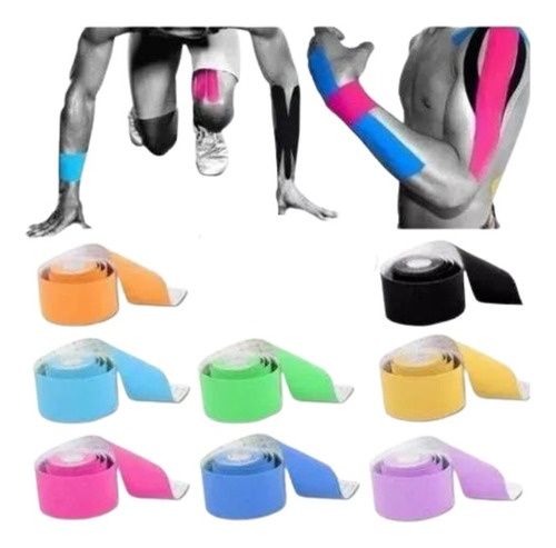 Cinta Elástica Kinesio Tape Sport,  5 Cm X 5 M