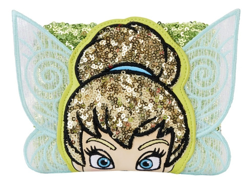 Loungefly Cartera Peter Pan Tinker Bell Exclusive Sequin 