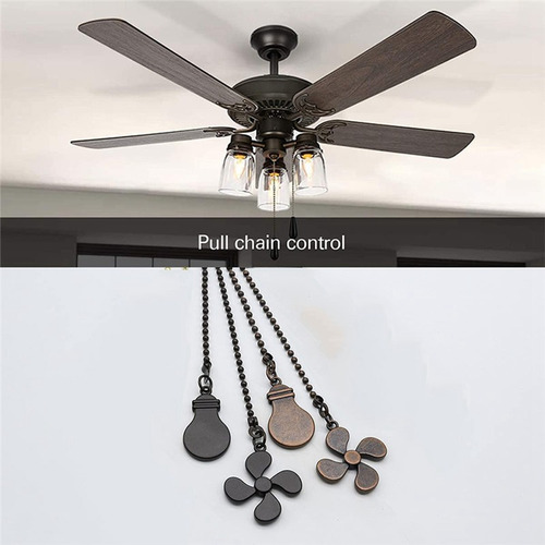 Juego De 8 Cadenas Para Ventilador De Techo, Diseño De Bombi