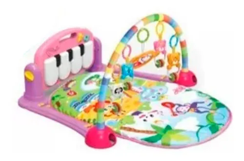 Gimnasio Piano Pataditas, Manta Juegos Bebe, Manta Actividades Bebe con  Sonido y Accesorios, Gimnasio Bebe (Rosa) : : Bebé