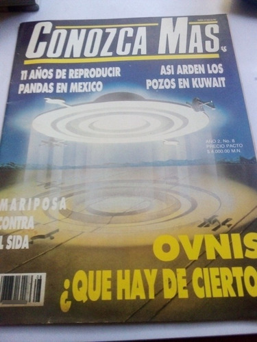 Revista Conozca Más Agosto 1991 Ovnis Qué Hay De Cierto