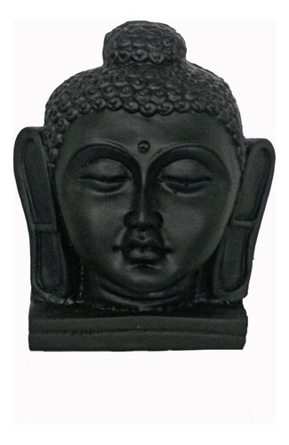 Estatua Decorativa Buda Hindu Tibetano Preto Lxaxp-12x15x11