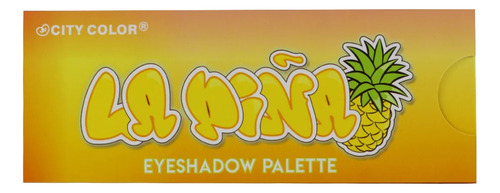 Paleta De Maquillaje City Color Sombra De Ojos La Piña