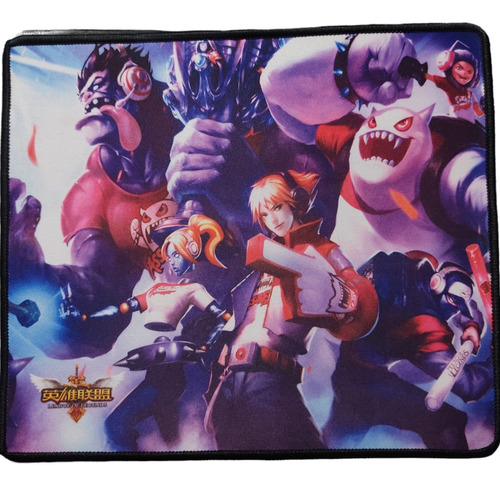 Pad Mouse Mediano 29 X 25 Cm Para Gamer Lague Of Legends