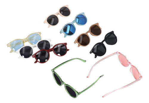 Gafas De Sol Para Niños 9 Piezas Ovaladas Reflectantes Prote