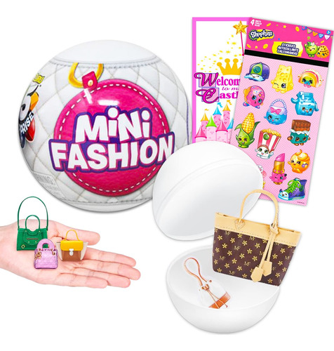 Mini Toys Zuru - Juego De 5 Mini Marcas Sorpresa De Misteri.