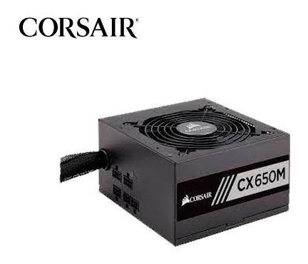 Fuente De Poder Corsair Cx650m 80 Plus Bronze Semi Modular 