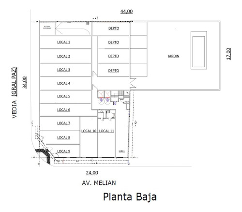 Excelenta Esquinaza Terreno De 34mts De Frente A Gral Paz Y Frente A Dot Shopping Para 3700m2 Vendibles Y Garage 135 Cocheras