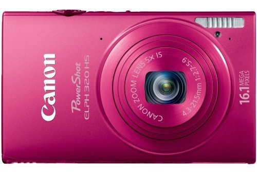 Câmera de rede colorida Canon Powershot Elph 320 SA 16,1 MP Wi-Fi CMOS