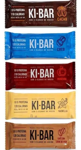 Ki Bar Barritas Proteicas 100% Naturales Pack X 10u Surtido