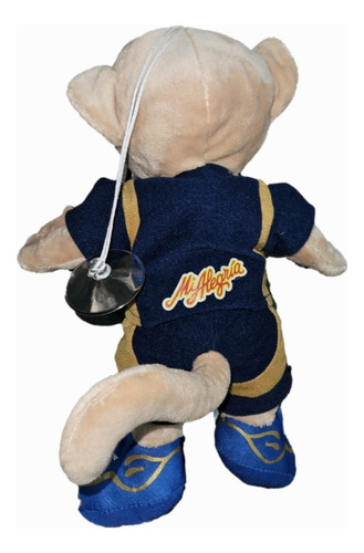 Peluche Pumas Goyo 2025 Musical Mi Alegria Color Azul