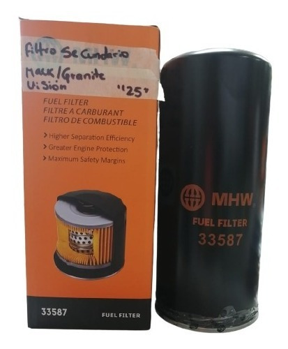 Filtro De Combustible 33587-cf8050 Secundario Mack / Granite