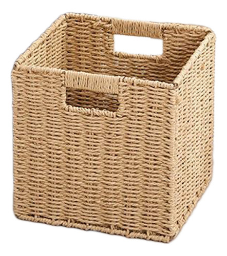 Cesta De Ratán De Imitación Para Guardar Ropa, Aperitivos Y