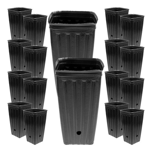 Contenedor De 30 Vasos Altos Para Invernadero