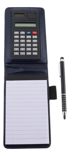 Cuaderno De Bolsillo + Calculadora De 8 Bits + Bolígrafo