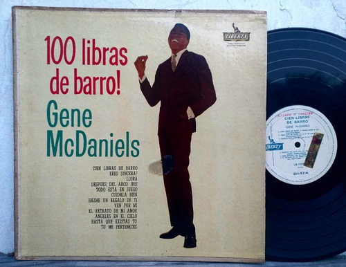 Gene Mcdaniels - Cien Libras De Barro - Lp Vinilo Promo 1961
