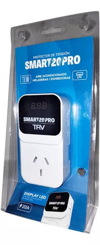 Protector inteligente smart20 c/ display + cable /corte automático p/  heladera / aire acondicionado / freezer
