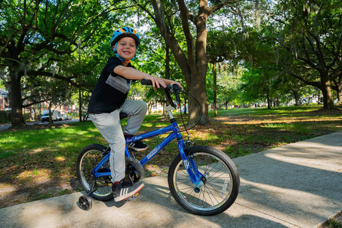 Bicicleta Bmx De 18 Pulgadas Con Ruedas De Entrenamiento