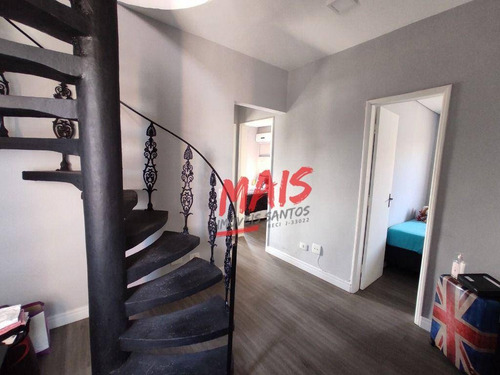 Imagem 8 de 26 de Apartamento Triplex Com 3 Dormitórios À Venda, 135 M² Por R$ 550.000 - Estuário - Santos/sp - Ap6279