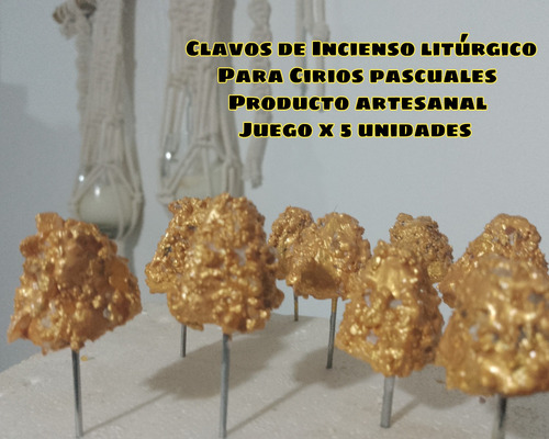 Clavos De Incienso Para Cirio Pascual. Lux Christi