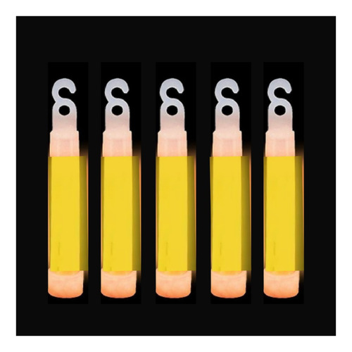 40 Barras 4in Cyalume Amarillo Granel Omniglow Boda