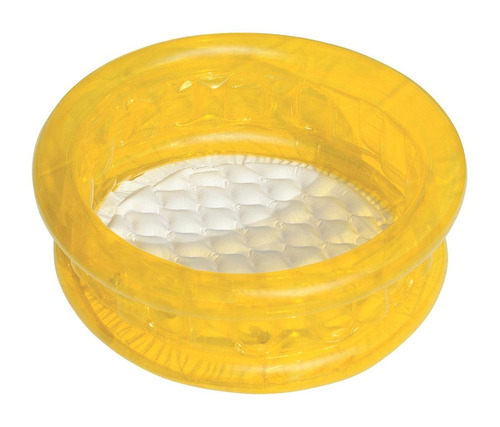 Piscina inflable redonda Bestway Kiddie Pool 51112 de 64cm x 25cm 26L amarilla