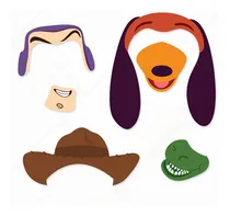 Comprar Toy Story Photo Booth Props  -textos Editables**