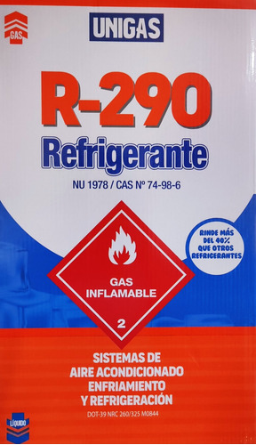 Gas Refrigerante R-290 