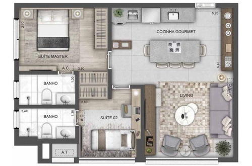 Imagem 20 de 23 de Apartamento À Venda No Bairro Perdizes - São Paulo/sp - O-18520-30859