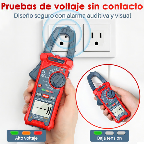 Astroai Pinza Ampérimetrica Cm4k0r De 4000 Cuentasmultímetro