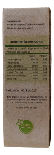 2 Pza Aceite De Orégano Oreganoil 30 Ml