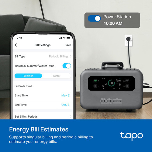 Enchufe Inteligente Tp-link Tapo Mini 15a, Compatible Con Al