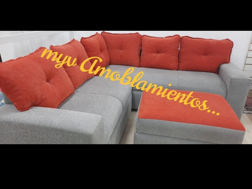 Juego De Living Esquinero Con Isla..sillones.. Sofa